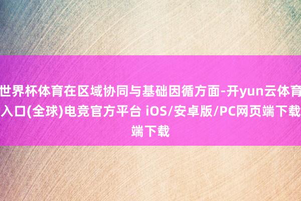 世界杯体育在区域协同与基础因循方面-开yun云体育入口(全球)电竞官方平台 iOS/安卓版/PC网页端下载